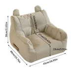 Multicolor Small Sofa Chair 43*40*30cm Fabric Art Children's Sofa High Elastic Foam Sponge Skin Friendly Baby Reading Lazy Sofa 6