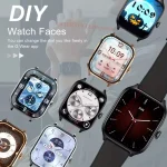 2026 Smart Watch Android IOS Phone 2.01 Inch Color Screen Bluetooth Answer Call Fitness Watches Tracker Smartwatch Women Men New 5