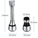 360° Rotating Kitchen Faucet Pressurized Anti-Splash Extended Filter Foam Universal Faucet Head Sprayer for Kitchen 6