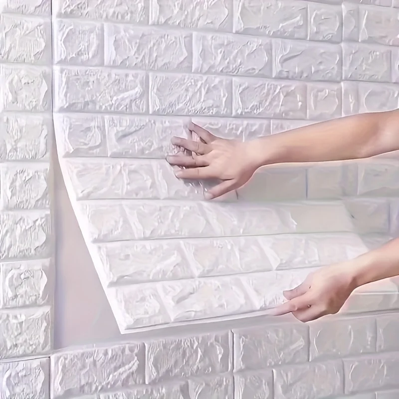 20pcs 3D Wall Tile Stickers - Self-Adhesive Waterproof Foam Peel-Cut For Kitchen Bathroom Decor | 24-hour Shipping 20pcs 3D Wall Tile Stickers - Self-Adhesive Waterproof Foam Peel-Cut For Kitchen Bathroom Decor | 24-hour Shipping