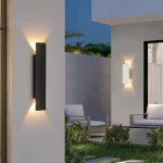 Modern Led Waterproof Outdoor Up Down Wall Lamp IP65 Aluminum 18w LED Wall Light Indoor Decorated Wall Sconce 4
