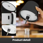 Wireless Bottle Table Lamp Touch Control of 3 Colors and Stepless Dimming Night Lamp For Bar Wine Bottles Decor Desk Lights 4