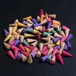 Mixed Natural Reflux Tower Incense Smoke Odor Remover Anxiety Relief Fragrance Incense Cone Meditation Relaxation Aromatherapy 2