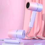 MIni  Folding Hairdryer 220V-240V 750W with Carrying Bag Hot Air Anion Hair Care for Home Travel Hair Dryer Blow Drier Portable 6