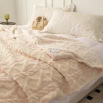 1pc Single-Layer Coral Fleece Blanket, Lightweight & Multi-Purpose Blanket Bed Cover,For Living Room Sofa Cover, Nap Blanket 5