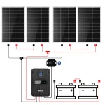 ECO-WORTHY 400 Watt 12 Volt Premium Solar Panel Kit 400W 12V Solar Power Off Grid System for Home, RV, Boat 2