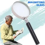 10X Professional Magnifying GlassJewelry Reading Magnifying Glass Loupe For Reading Jewelry Coins Stamps Senior Kids Senior Read 5
