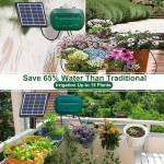 Solar Intelligent Irrigation Kit 6V 2W with Built-in 1800mAh Battery Irrigation for Potted Plants DIY Timed Watering Device 2
