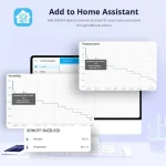 SONOFF LCD Screen Temperature Humidity Sensor SNZB-02D/SNZB-02P Smart Zigbee Sensor Works ZBBrige-P Alexa Google Home Assistant 5