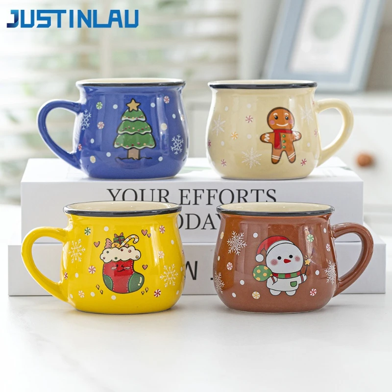 150ML Ceramic Christmas Mugs Cartoon Santa Style Cute Elk Snowman Mousse Cup for Office Home Breakfast Milk Mug Kids Xmas Gifts 150ML Ceramic Christmas Mugs Cartoon Santa Style Cute Elk Snowman Mousse Cup for Office Home Breakfast Milk Mug Kids Xmas Gifts