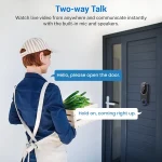 Smart Wireless Video Doorbell Camera with AI Detection, Night Vision, Cloud Storage, Battery Powered for Indoor Outdoor Use 3