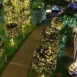 1PCS 500/1000LED Fairy String Lights Christmas Garland Outdoor Decor Lights Waterproof With Remote For Tree Street Wedding Party 5