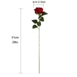 1/5/10/20pcs Roses Artificial Flowers Rose Flower Branch Artificial Red Roses Realistic Fake Rose for Wedding Home Decor 2