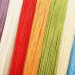 100X200Cm Multi-Color Straight Line Curtains for Living Room Wedding Decoration, Silk Thread Curtains Suitable for Home Door Curtain Decoration, Factory Direct Sale Tassel Curtains 2