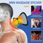 EMS Electric Neck Massager Muscle Massage Stimulator Low Frequency Instrument Back Cervical Calf Patches Joints Relief Body 2