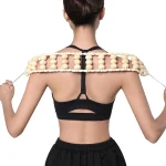 Wood Therapy Massage Tools,Wood Back Massager Roller Rope - for Body Shaping,Pain Relief,Wooden Therapy Lymphatic Tool 5