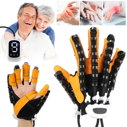 Rehabilitation Robot Gloves Finger Exercise Stroke Hand Brace Hemiplegia Recovery Splint Hand Glove Mobility Training  Equipment