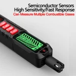 Combustible Gas Leak Detector Natural  Alcohol LPG Methane Analyzer Buzzer Alarm PPM Analyzer Combustible Sensor Tool 4