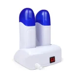 Wax Warmer Hair Removal Machine Double Depilatory Roll On Wax Heater Efficient And Mild Suitable for Arm Legs Face Back Armpit 3