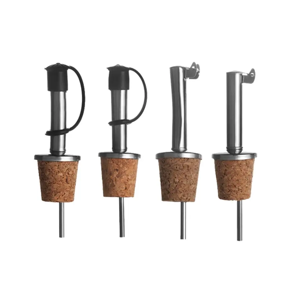 Wooden Cork Stopper For Bottle Wine Olive Oil Pourer Dispenser Spout with Cover Bottle Pourer Stopper For Bottle Bar Accessories Wooden Cork Stopper For Bottle Wine Olive Oil Pourer Dispenser Spout with Cover Bottle Pourer Stopper For Bottle Bar Accessories