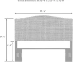 Serena Handwoven Natural Fiber Rattan Bed Headboard, Banana Leaf, Queen 3