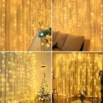 3Mx1M/2M/3M LED String Lights USB Fairy Lights Garland for New Year Wedding Festive Party Christmas Home Curtain Decoration 2