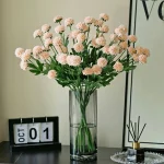Artificial Flowers Silk Ball Chrysanthemum Home Room Wedding Wreath Bridal Bouquet Decora Valentine Garden DIY Gift Prop Hotsale 4