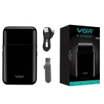 VGR V-390 mini single blade cordless beard trimmer razor rechargeable foil electric face body shaver for men Convenient razor 4