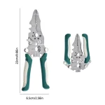 18 In1 Foldable Wire Stripper Multifunctional Plier With Crimper Cutter Shearing Screw Gripping For Electric Cable Portable Tool 3