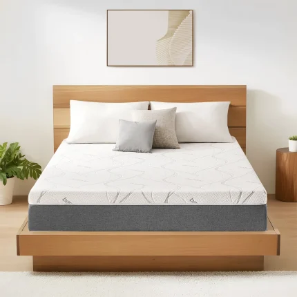 Queen Size Mattress, Memory Foam Mattress，Medium Firm  with Bamboo Cool & Washable Cover - CertiPUR-US Certified for Support