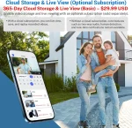 Smart Wireless Video Doorbell Camera with AI Detection, Night Vision, Cloud Storage, Battery Powered for Indoor Outdoor Use 6