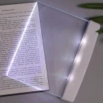 1pc LED Flat Panel Night Vision Reading Light, Eye Protection Reading Light Student Night Reading Light 2