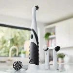 leaning brush Cleaning Tool With 4 Brushes Multifunctional Electric Cleaning Brush Cleaning Supplies 4