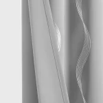 4PCS Blackout Curtains Grommet Thermal Insulated Room Darkening  With Wave Foil Printed For Bedroom 5
