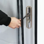 DTGJ Magnetic Door Screen,Black Side Door Magnetic Mosquito Net,Insect Proof Flight,Summer and Kitchen Indoor Invisible Net 3