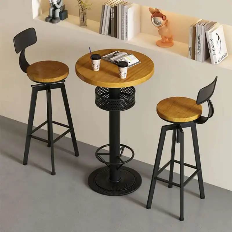 Restaurant Kitchen Bar Tables Side Eat Standing Party Vintage Dining Table Wooden Round Muebles De Cocina Furniture Zt50bt New Restaurant Kitchen Bar Tables Side Eat Standing Party Vintage Dining Table Wooden Round Muebles De Cocina Furniture Zt50bt New