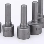 9pcs/set 5mm-13mm Hex Sockets Sleeve Nozzles Nut Driver Set Screwdriver Set Schroevendraaier Set Bits Sets Tools Socket Wrenches 4