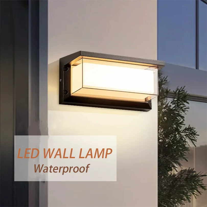 LED Wall Light With Motion Sensor AC85-265V Exterior Anthracite Porch Balcony Garden Courtyard Lamp Retro For Porche Stair LED Wall Light With Motion Sensor AC85-265V Exterior Anthracite Porch Balcony Garden Courtyard Lamp Retro For Porche Stair