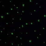 1Panel, Luminous Star Curtains, White Curtains Perforated, Luminous at Night, Modern Style Luminous Star Luminous Gauze Curtains for Living Room and Bedroom Kidsren's Curtains Nursery 2