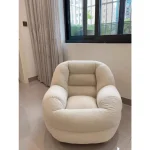 Internet celebrity new lazy sofa tatami small apartment bedroom living room balcony single reclining sofa backrest 6
