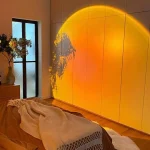 Sunset projection lamp, USB home decoration atmosphere lamp, multi-angle rotatable, suitable for home living room and bedroom 5