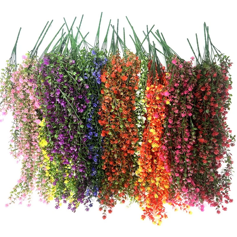 Artificial Hanging Flowers Morning Glory UV Resistant Yard Hanging Fake Plant Garden Wedding Party Decor Garden Balcony Supplies Artificial Hanging Flowers Morning Glory UV Resistant Yard Hanging Fake Plant Garden Wedding Party Decor Garden Balcony Supplies