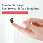 X55 Mini Wireless Earphones Bluetooth Headphones Noise Reduction Sport Game Sleep Bluetooth 50 Earbuds HIFI Stereo Music Headset 5