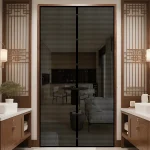 Magnetic Screen Door No Drill Self Stick Mosquito Net for Windows Summer Insect Proof Strong Magnet Curtain Room Divider 2