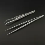 Industrial Tweezers Electronics Anti-static Curved Straight Tip Precision Stainless DIY Hand Tools Sets Forceps Phone Repair 3
