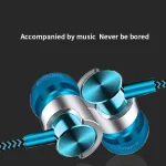 3.5mm Wired In-Ear Earphones Noise Cancellation HiFi Stereo Sports Gaming Music Headphones With Mic Headset For Phone MP3 MP4 4