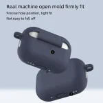 For AirPods Pro Protective Case Silicone New Solid Color Apple Bluetooth Headset Soft Case Protective Cover 3
