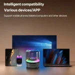 Portable Wireless Soundbar Bluetooth 5.3 Home Theater Speaker Subwoofer Hi-Fi Acoustic Breathing Lamp for Android IOS 2