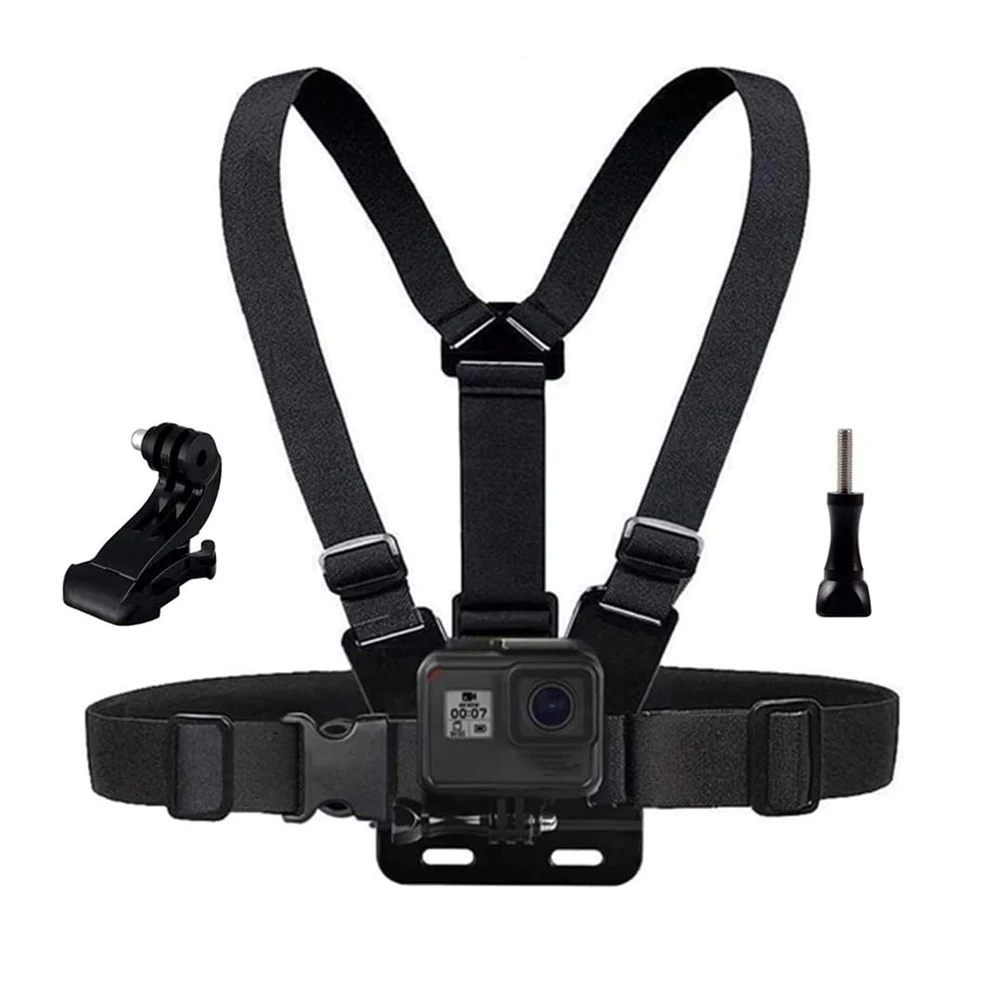 Chest Harness Mount Adjustable Chest Strap Belt with J Hook for GoPro Hero 13 12 11 10 9 8 7 AKASO SJCAM DJI OSMO Action Camera Chest Harness Mount Adjustable Chest Strap Belt with J Hook for GoPro Hero 13 12 11 10 9 8 7 AKASO SJCAM DJI OSMO Action Camera