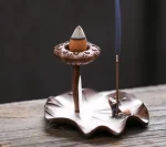 20 pcs Natural Indian Cone Insence Lavender Waterfall Reflux Tower Incense for Backflow Burner Home Tea Room Hotel Fragrance 6